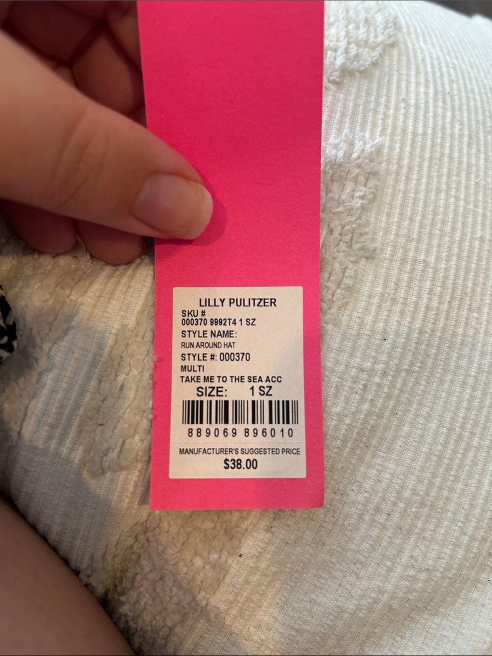 Lilly Pulitzer Multi Floral Baseball Cap - Pink, Navy, Green - Picture 6 of 6
